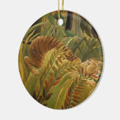 Rousseau Oerwoud Tropische Tijger Kunst Keramisch Ornament (Links)