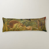 Rousseau Oerwoud Tropische Tijger Kunst Lichaamskussen (Achterkant)