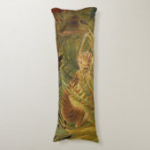 Rousseau Oerwoud Tropische Tijger Kunst Lichaamskussen (Voorkant Verticaal)