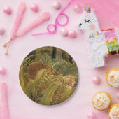 Rousseau Oerwoud Tropische Tijger Kunst Papieren Bordje (Feest)