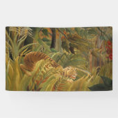 Rousseau Oerwoud Tropische Tijger Kunst Spandoek (Horizontaal)