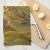 Rousseau Oerwoud Tropische Tijger Kunst Theedoek (Quarter Fold)