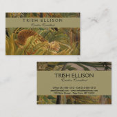 Rousseau Oerwoud Tropische Tijger Kunst Visitekaartje (Voorkant / Achterkant)