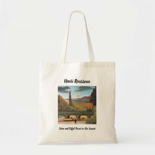 Rousseau Seine and Eiffel Tower in the Sunset Tote Bag (Voorkant)