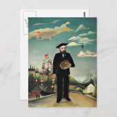 Rousseau - Self-Portrait, 1890 Briefkaart (Voorkant / Achterkant)