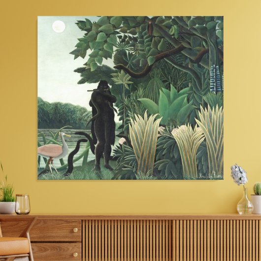 Rousseau Snake Charmer Painting Canvas Afdruk (Insitu (Woonkamer))