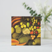 Rousseau - stil leven met exotische vruchten, fijn kaart (Staand voorkant)