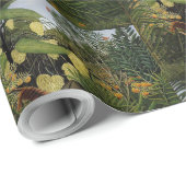 Rousseau-strijd tussen Tiger en Buffalo Cadeaupapier (Rol Hoek)