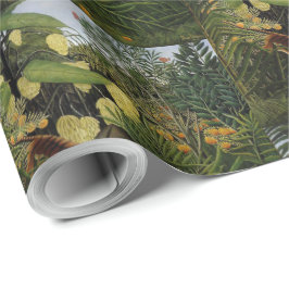  Rousseau-strijd tussen Tiger en Buffalo Cadeaupapier