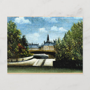 Rousseau - The Ile de la Cite, fijne kunst Briefkaart