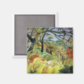 Rousseau: Tijger in een tropisch Storm Magneet (Voorkant / Achterkant)