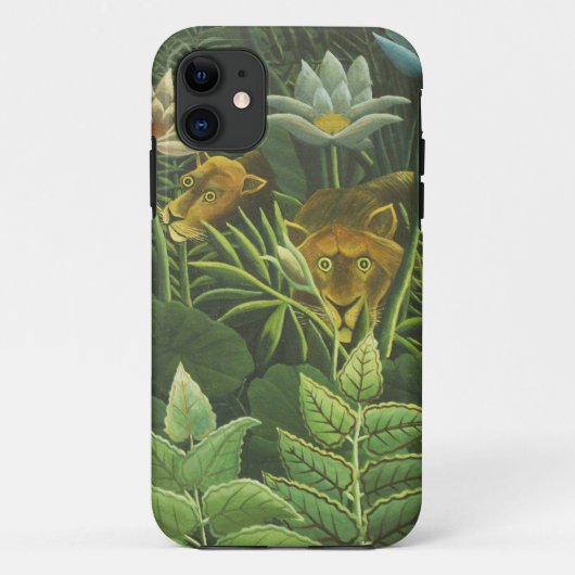 Rousseau Tropisch Oerwoud Leeuw Schilderen Case-Mate iPhone Case (Achterkant)