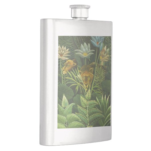 Rousseau Tropisch Oerwoud Leeuw Schilderen Flacon (Rechts)