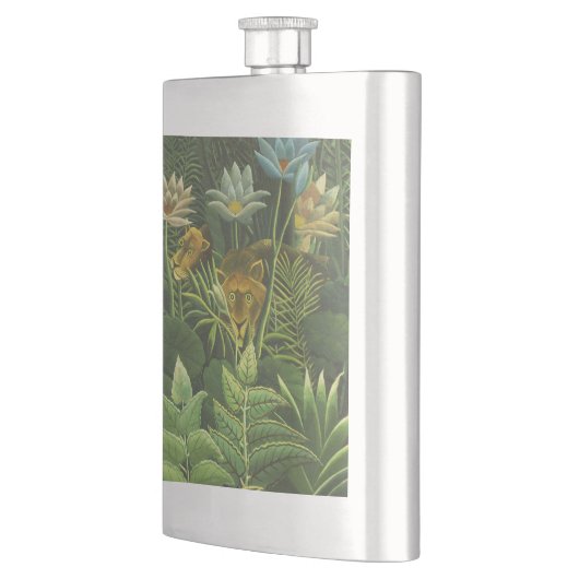 Rousseau Tropisch Oerwoud Leeuw Schilderen Flacon (Links)