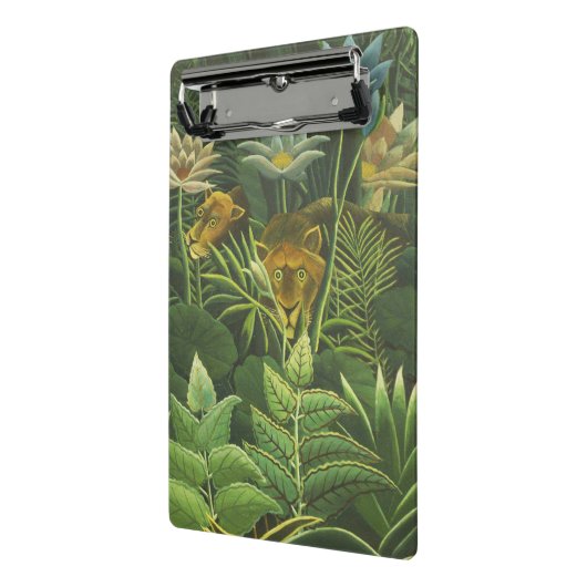 Rousseau Tropisch Oerwoud Leeuw Schilderen Mini Klembord (Angled2)