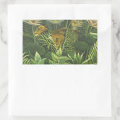 Rousseau Tropisch Oerwoud Leeuw Schilderen Rechthoekige Sticker (Tas)