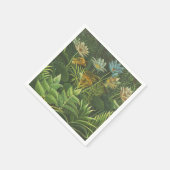 Rousseau Tropisch Oerwoud Leeuw Schilderen Servet (Hoek)