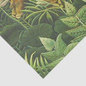 Rousseau Tropisch Oerwoud Leeuw Schilderen Tissuepapier (Detail)