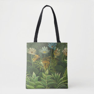 Rousseau Tropisch Oerwoud Leeuw Schilderen Tote Bag