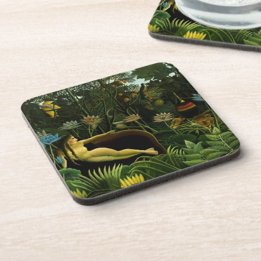 Rousseau's "De droom"-onderzetters Bier Onderzetter (Linkerzijde)