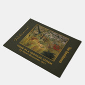 Rousseau's douane-deurmat in Tiger Deurmat (Schuin)
