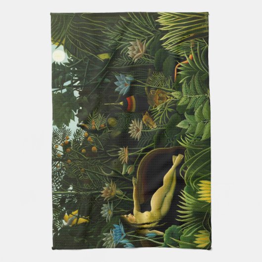 Rousseau's handdoek "De droom" (Verticaal)