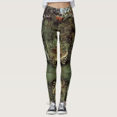 Rousseau's Hungry Lion art leggings (Voorkant)