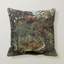 Rousseau's Hungry Lion gooit kussen
