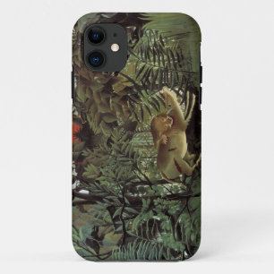 Rousseau's Hungry Lion iPhone case