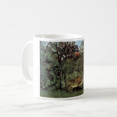 Rousseau's Hungry Lion mok - kies stijl (Voorkant links)