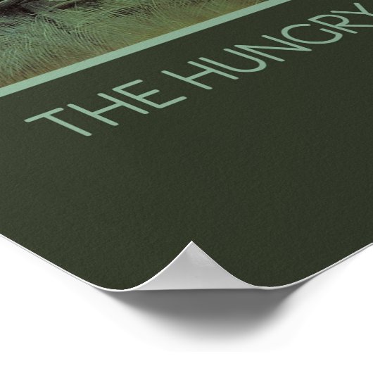 Rousseau's Hungry Lion poster (Hoek)