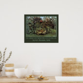 Rousseau's Hungry Lion poster (Keuken)