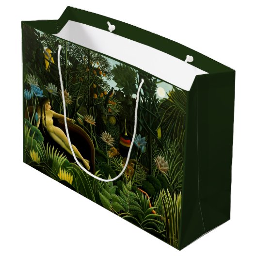 Rousseau's kunstcadeautas "The Dream" Groot Cadeauzakje (Achterkant Gekanteld)