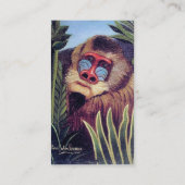 Rousseau's "Mandrill in the Oerwoud" (circa 1909) Visitekaartje (Achterkant)