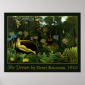 Rousseau's poster "De droom" (Voorkant)