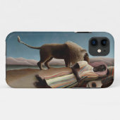 Rousseau's Slapende Gypsy iPhone case (Achterkant (horizontaal))