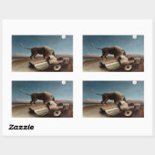 Rousseau's slapende zigeunerige stickers (Vel)