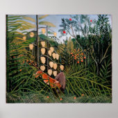 Rousseau's Struggle between Tiger and Bull (1909) Poster (Voorkant)