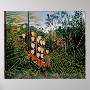 Rousseau's Struggle between Tiger and Bull (1909) Poster