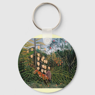 Rousseau's Struggle between Tiger and Bull (1909) Sleutelhanger
