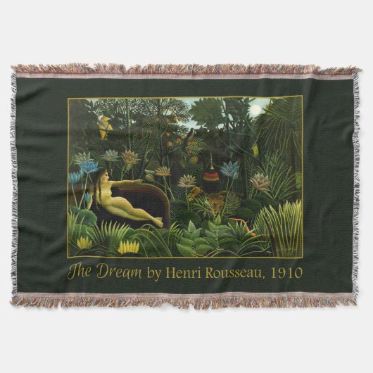 Rousseau's "The Dream"-kunstdeken Deken (Voorkant)