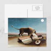 Rousseau's "The Sleeping Gypsy" (1897) Briefkaart (Voorkant / Achterkant)