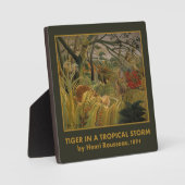 Rousseau's tijgerplaque fotoplaat (Voorkant)