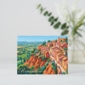 Roussillon Frankrijk Briefkaart (Staand voorkant)