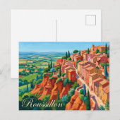 Roussillon Frankrijk Briefkaart (Voorkant / Achterkant)