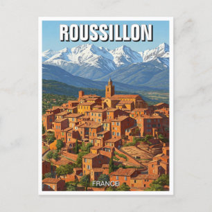 Roussillon Frankrijk Reizen Briefkaart
