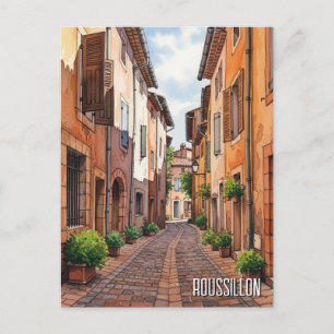Roussillon Frankrijk Reizen Briefkaart