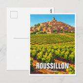 Roussillon Frankrijk Reizen Briefkaart (Voorkant / Achterkant)