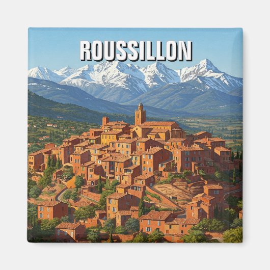 Roussillon Frankrijk Reizen Magneet (Voorkant)