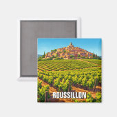 Roussillon Frankrijk Reizen Magneet (Voorkant / Achterkant)